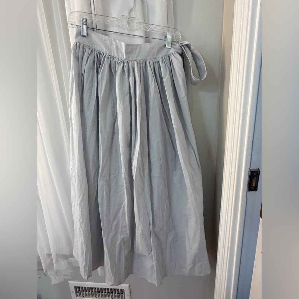 Sloan Light Gray A-Line Skirt